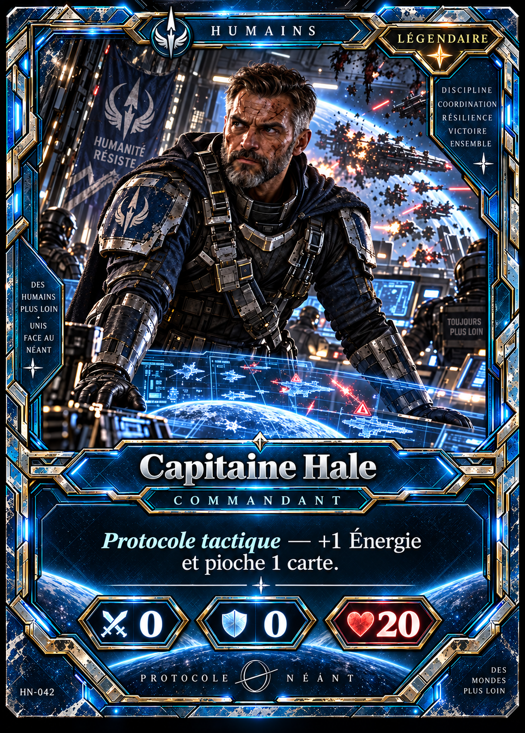 Commandant sélectionné